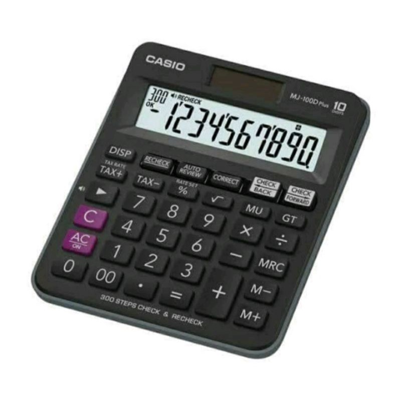 

KALKULATOR CEK ULANG CASIO MJ100 D Plus CHECK CORRECT CALCULATOR MJ 100D Plus