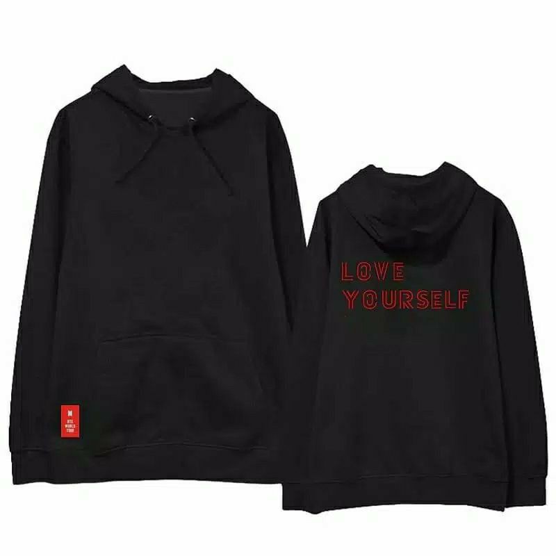 Jaket Hoodie jumper Kpop BTS Love yourself