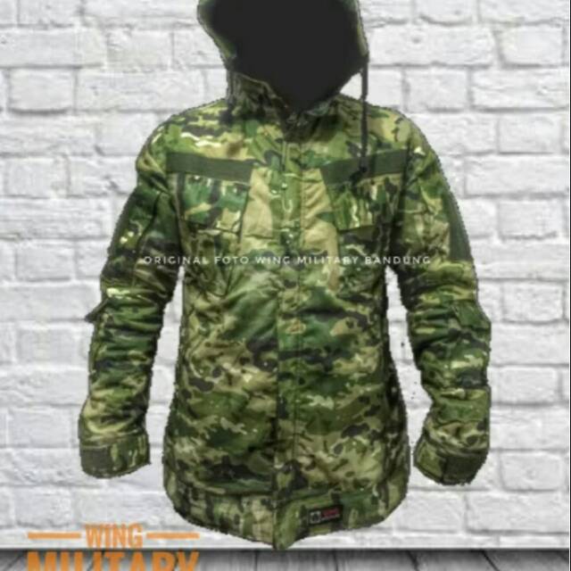 jaket tactical multicam tactical velcro army multicam.