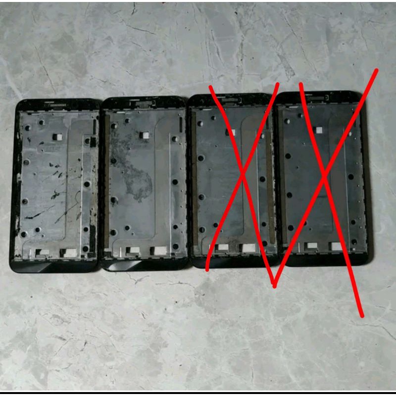 Bessel frame tatakan lcd asus zenfone max Z010D ZC550KL warna hitam