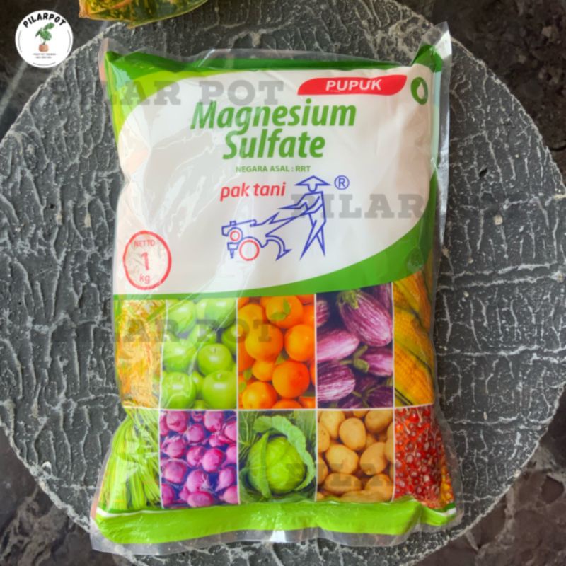 PUPUK TANAMAN MAGNESIUM SULFATE PAK TANI KEMASAN PABRIK 1 KG