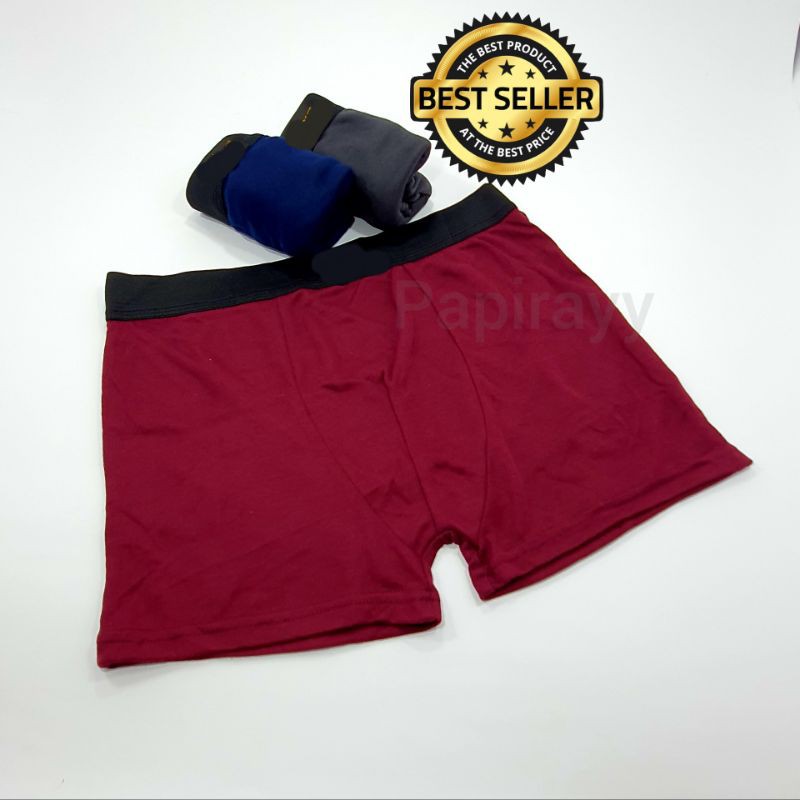 Boxer Murah / Lucu / Grosir / Warna Random / Celana Dalam Pria Dewasa / kekinian murah Atletik