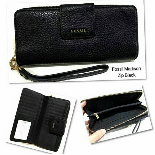 Fossil Madison zip clutch