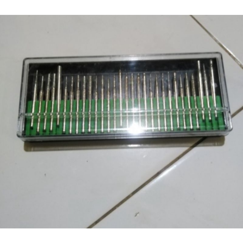 mata ukir paralon akrilik Mata ukir bor cun set 30 biji