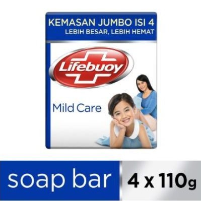 Lifebuoy Sabun Batang 4x110g / Lux Sabun Mandi 3x110g