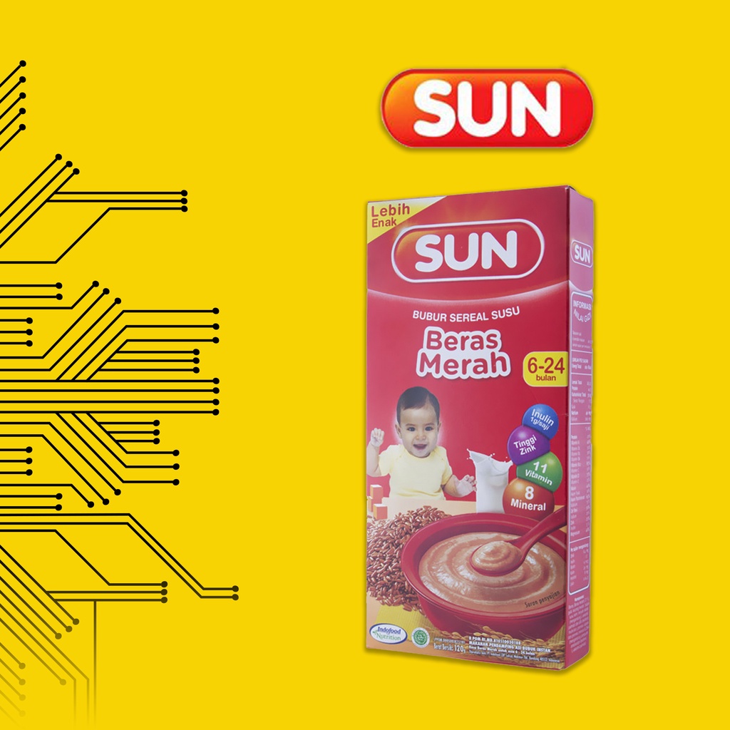 SUN Bubur Bayi 6 Bulan Bubur Bayi Instant SUN 120 gr Box