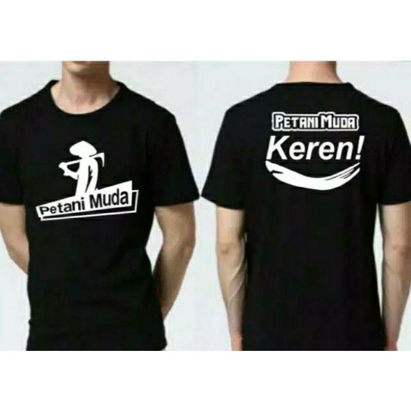 KAOS DISTRO KAOS PETANI MUDA KEREN