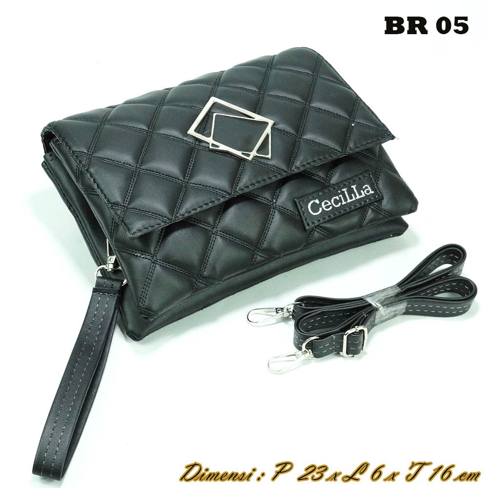 TUAH SLIMBAGS ( BARU DI UPLOAD ) HandBags CeciLLa Dua Ruang MX 3797/ Tas Cluth Wanita Terbaru 2021
