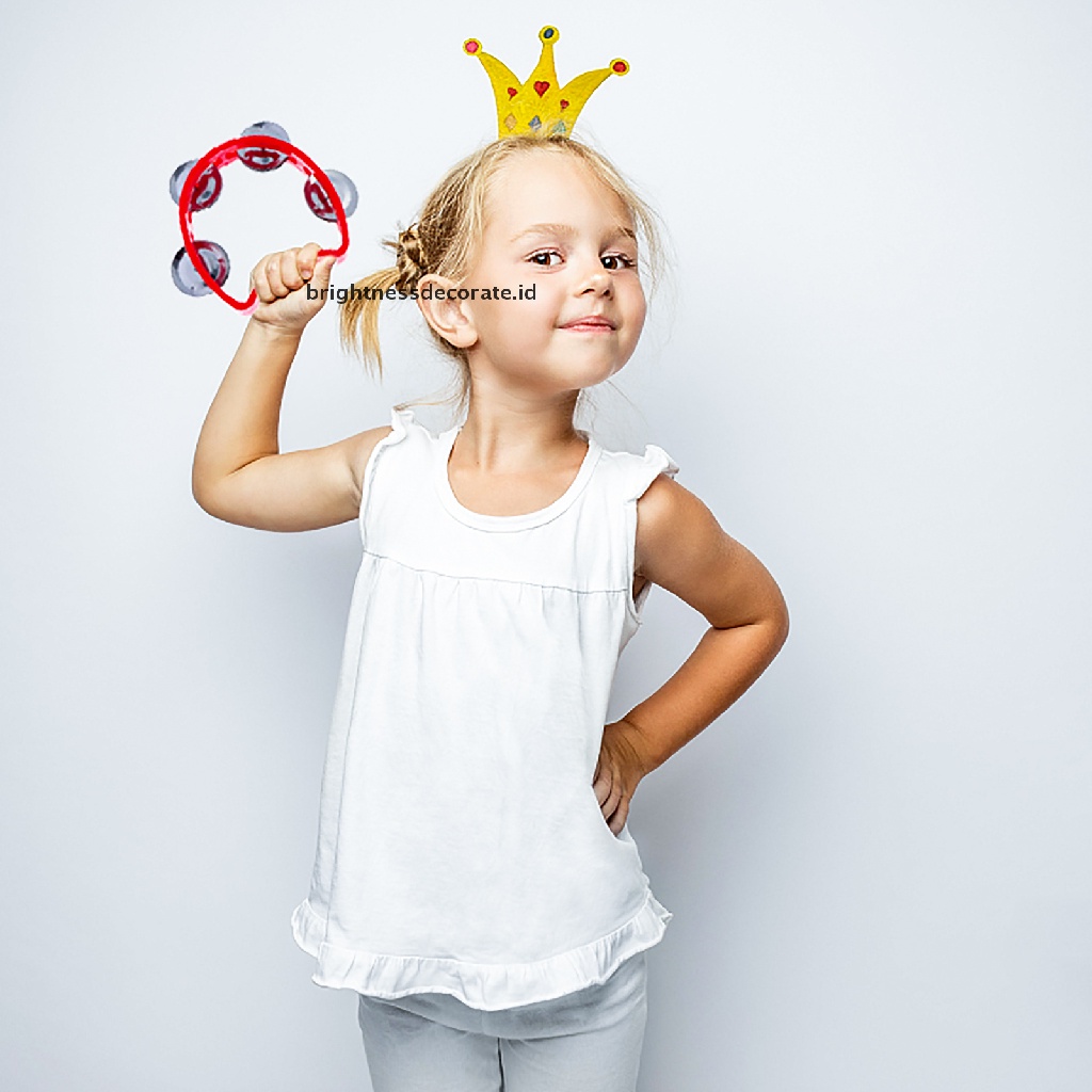 14pcs Tamborin Perkusi Bahan Plastik