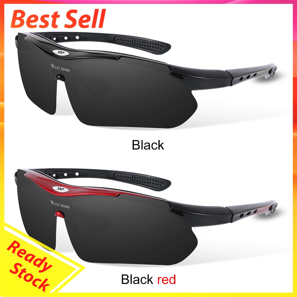 MTB Bicycle Sunglasses UV Protection Wind-Proof Cycling Polarized Glasses