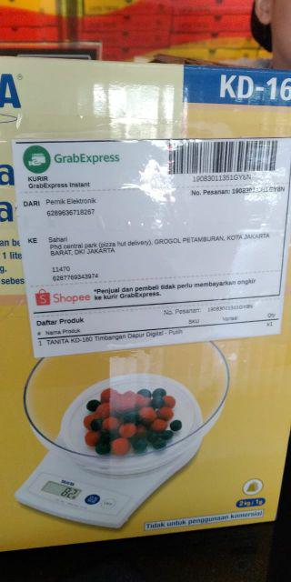 Tanita Kd-160 Timbangan Dapur Digital - Putih