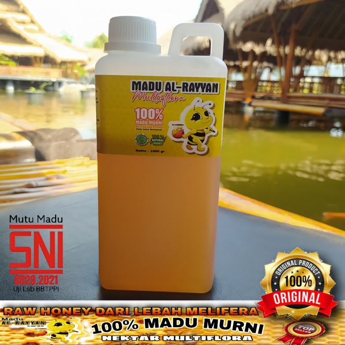 

(BISA COD) MADU MURNI 1KG GARANSI MURNI DAN ASLI RAW HONEY MULTIFLORA