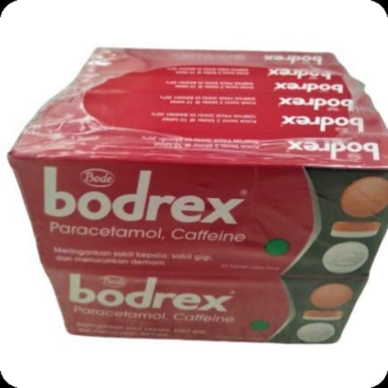Bodrex 1 Pak Isi 12 Kotak @10 tablet Paracetamol Sakit Kepala Gigi Deman