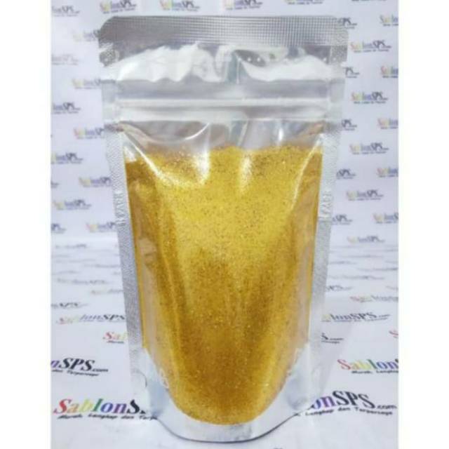 Bubuk Gliter Emas Gold Glitter Powder 100gr