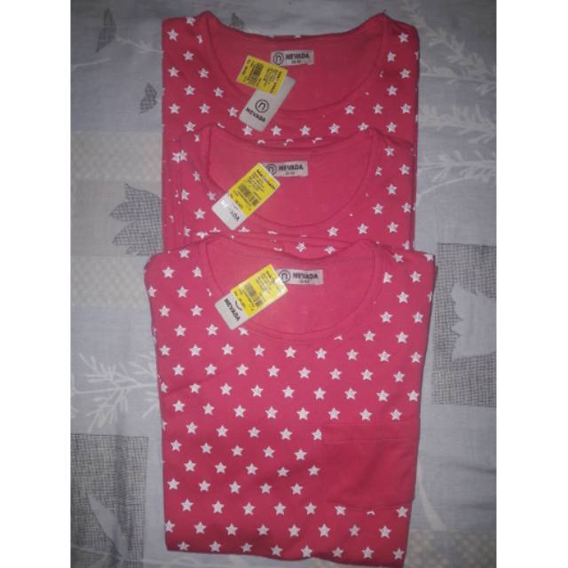 Kaos cewek lengan panjang nevada
