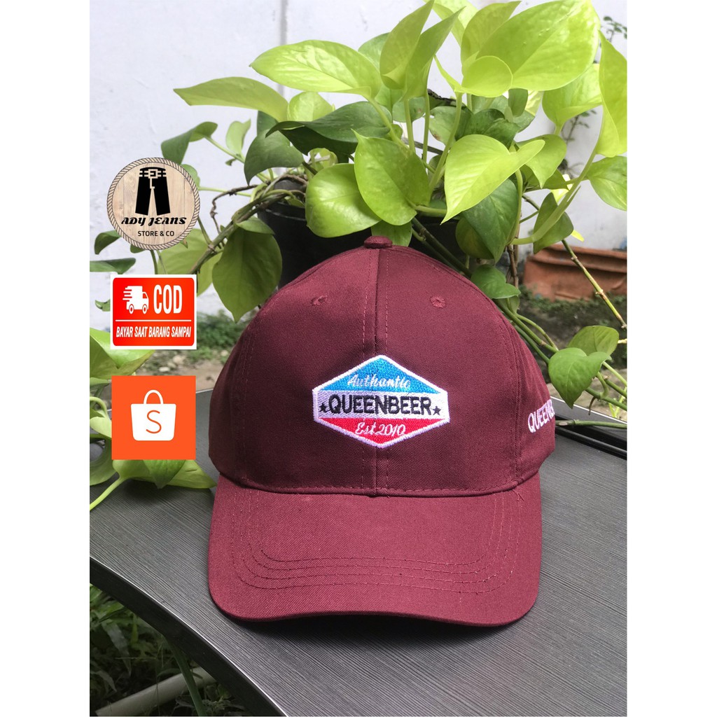 Topi Distro Karakter Queenbeer Pria / Topi Distro Queenbeer Pria
