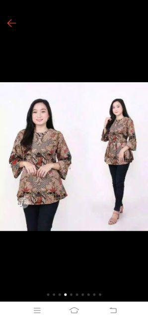 Atasan Batik Dolby Dolbi Dobby Doby Tenun Sutra Tulis Halus Katun Atbm Baron ,sarombit Atasan