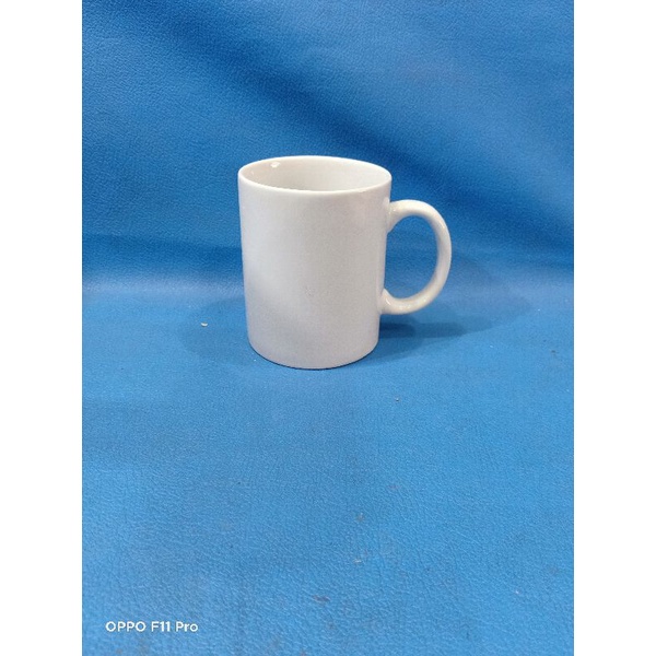 cangkir keramik putih polos