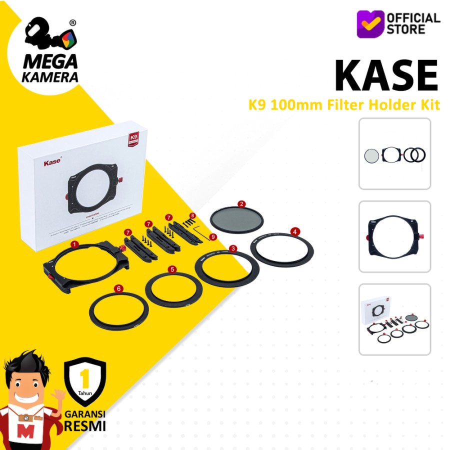 Kase K9 100mm Filter Holder Kit