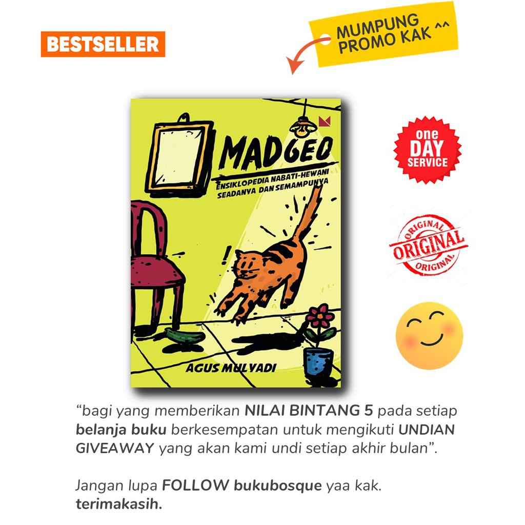 

MADGEO: ENSIKLOPEDI NABATI-HEWANI SEADANYA DAN SEMAMPUNYA - PENERBIT BUKU MOJOK