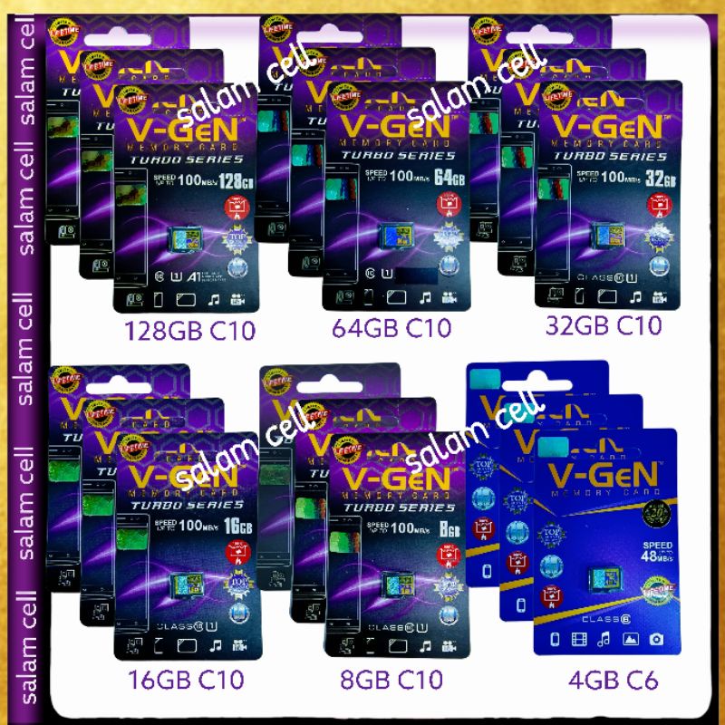 Memori Card MMC V-GEN Class 10 Vgen Original V gen Garansi Resmi