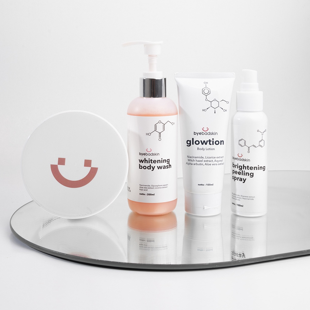 Byebadskin Original Paket Lengkap Treatment Kecantikan Tubuh