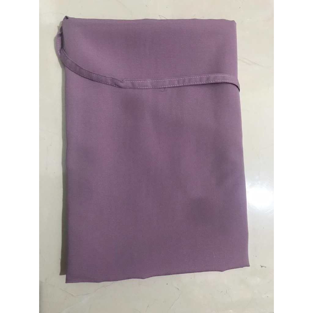 KERUDUNG BERGO MARYAM XL WOLFIS HIJAB INSTAN-Ungu Beby