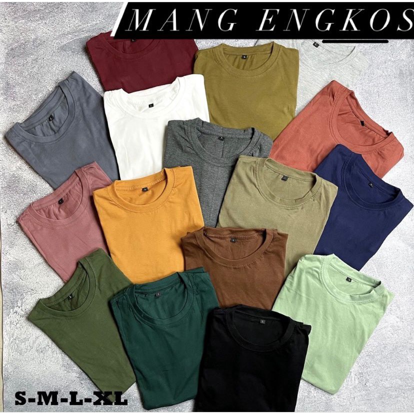 HD - PE O-neck kaos polos pria / kaos polos/ baju pria / kaos polos pendek murah | kaos