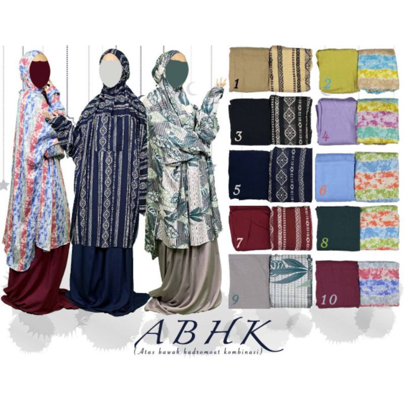 Mukena Atas Bawah Hadramaut