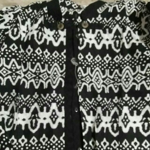 Batik Wanita Asj Sa Hrb026 Kenongo Kemeja Tosca Pendek