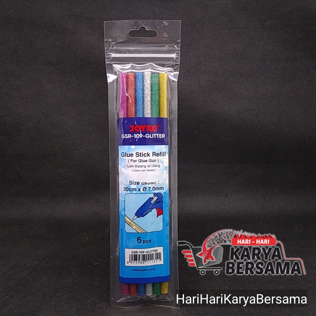

JOYKO GLUE STICK REFILL GSR-109-GLITTER 6'S