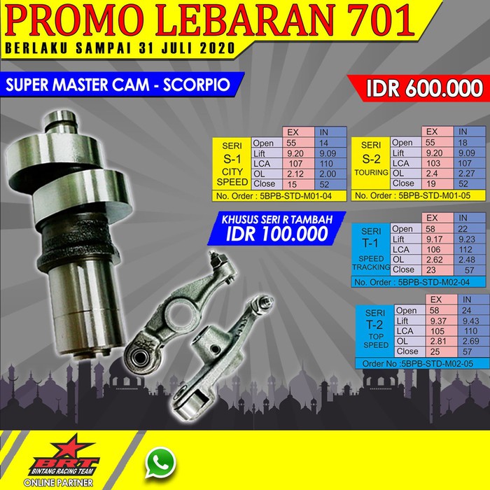 MASTER CAM BRT SCORPIO BRT