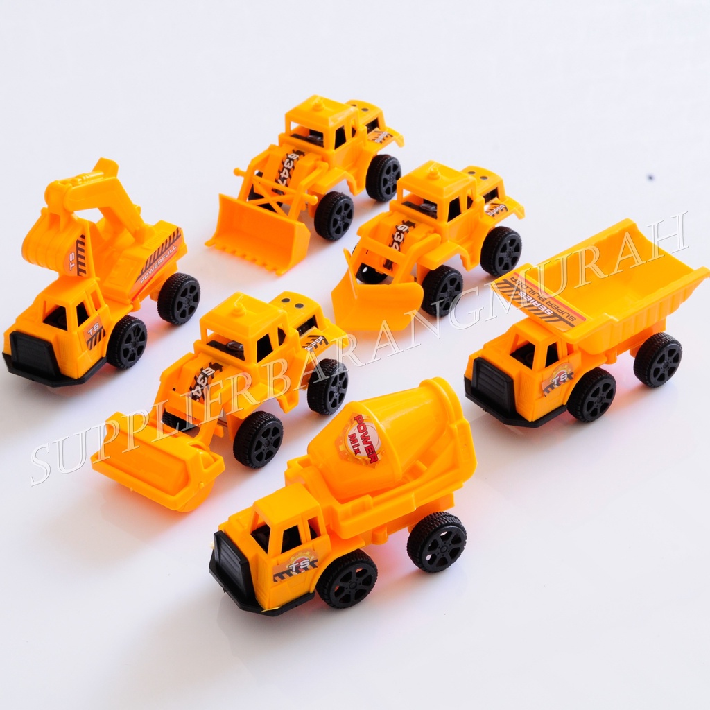 Mainan Anak Truk Konstruksi Truck Contruction isi 6 HM0324