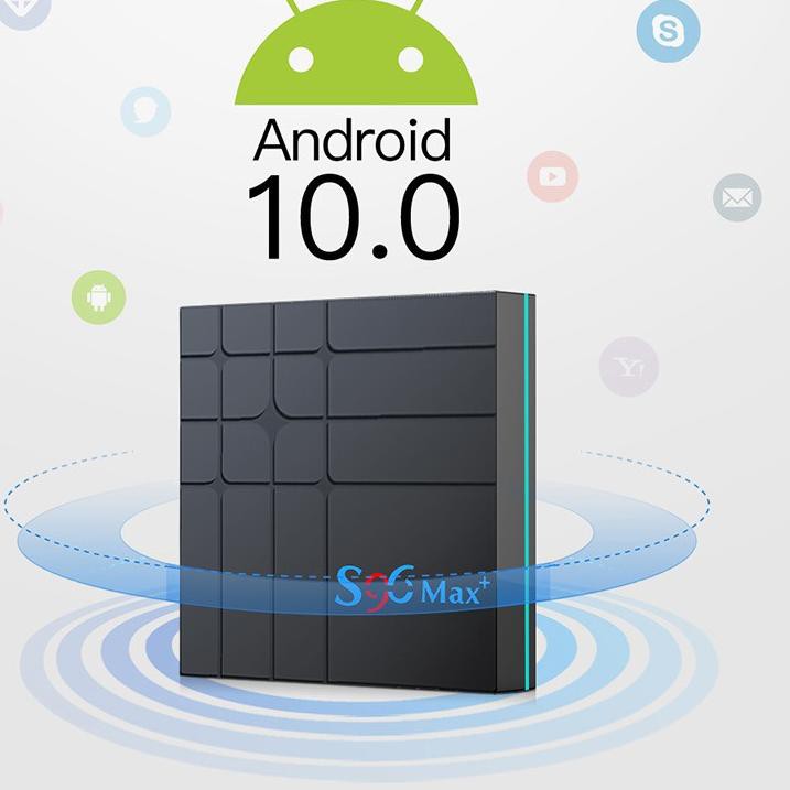 Tidak Diragukan.. Android TV BOX S96 Max RAM 4GB ROM 32GB BLUETOOTH DUALBAND WIFI 4K ULTRA HD