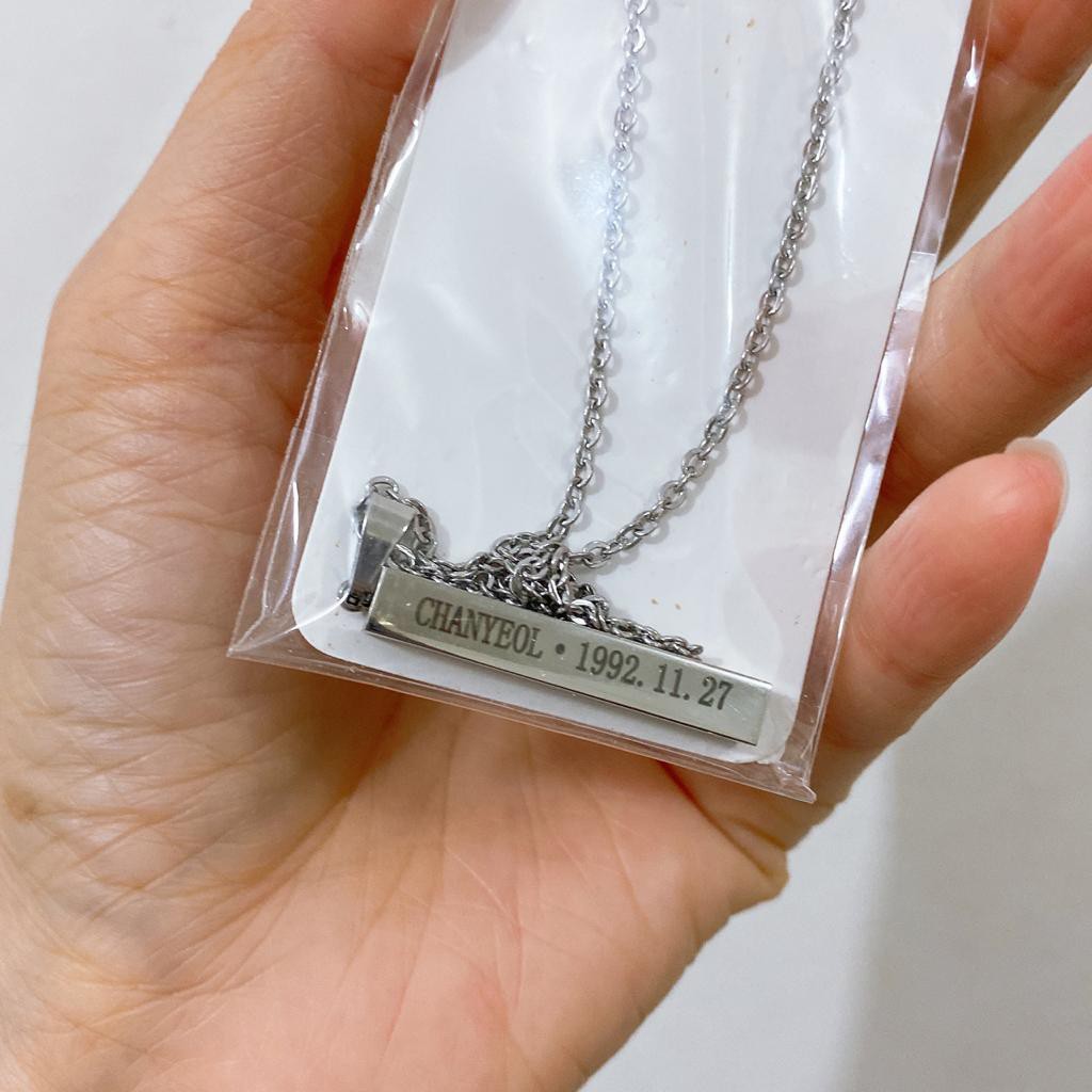 EXO Chanyeol Birthday Necklace