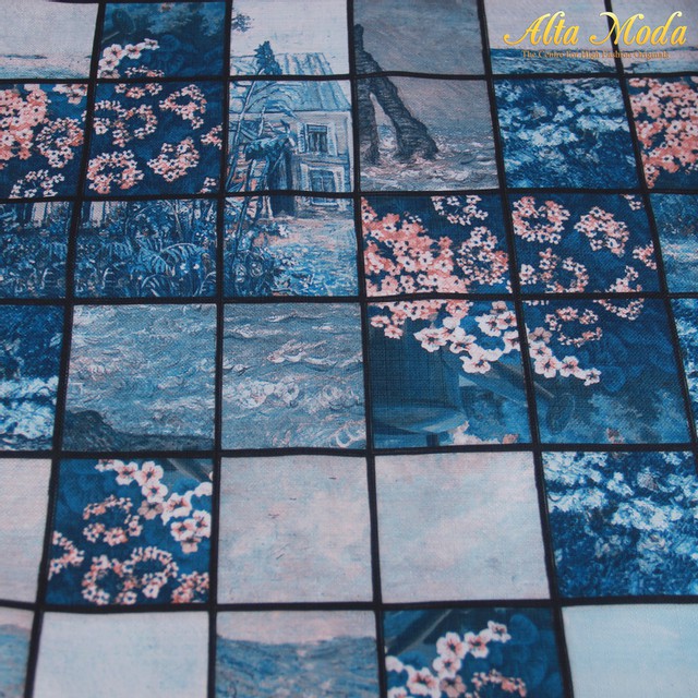 

Alta Moda Linen Motif Puzzle Steel Blue (1M)