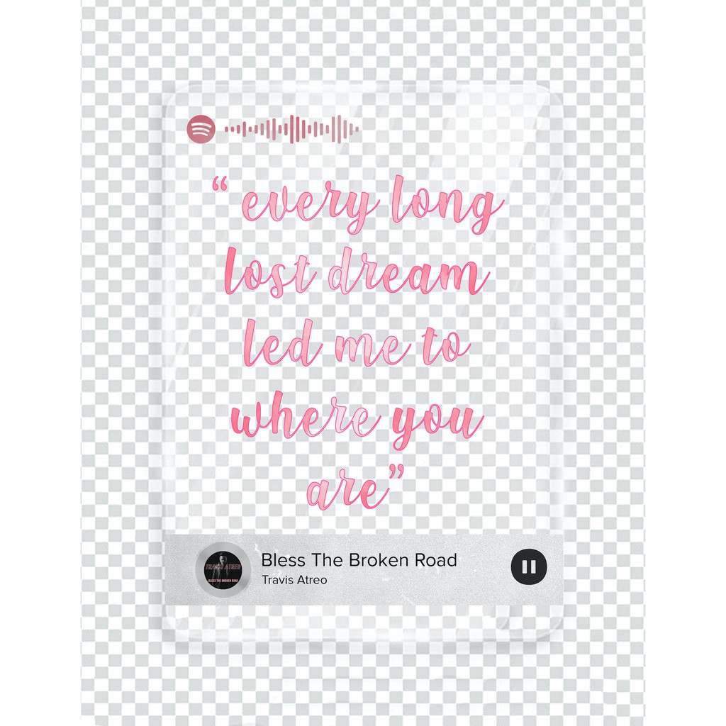 Custom Song Lyrics Quote Ucapan Ulang Tahun Wedding Acrylic