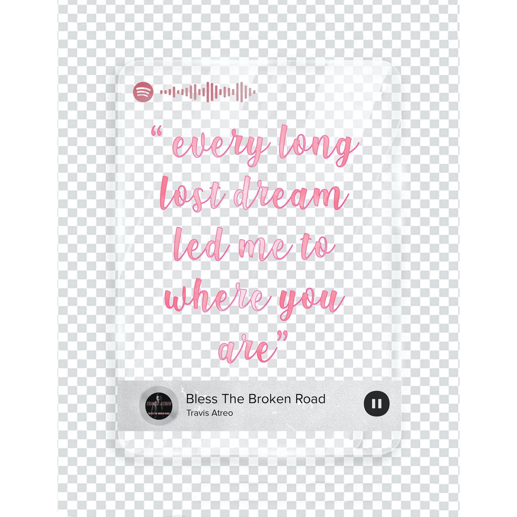 Custom Song Lyrics Quote Ucapan Ulang Tahun Wedding Acrylic