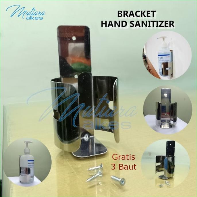 Bracket Hand Wash. Bracket Aseptic. Breket. Gantungan Hand Sanitizer