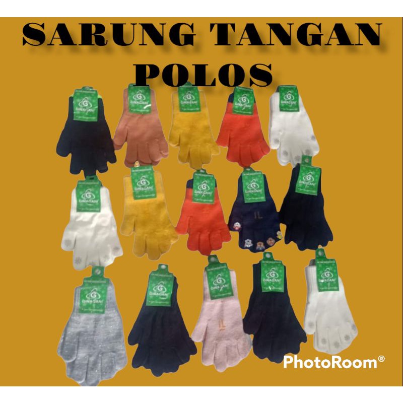 SARUNG TANGAN MOTOR PRIA WANITA POLOS / PENGENDARA MOTOR DEWASA ANAK