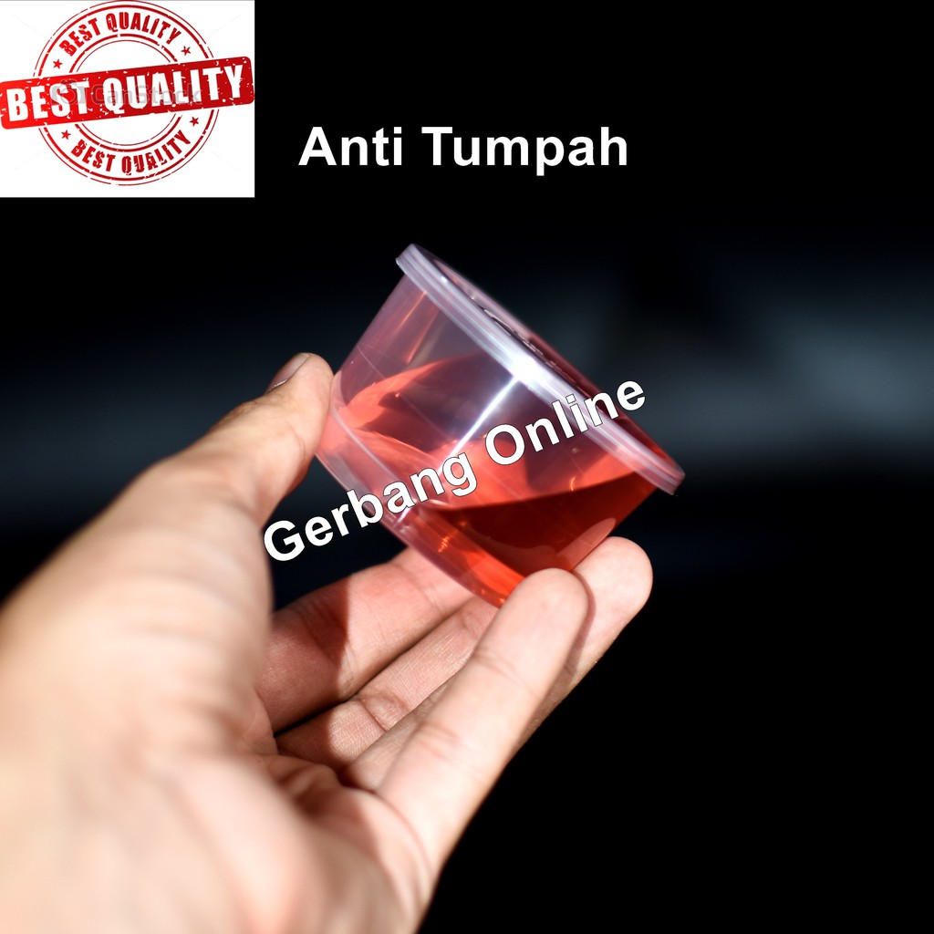 Thinwall 100 ml Cup Puding Mini Tempat Sauce Sambal Cup Food Container Murah Saos Sambal Catering