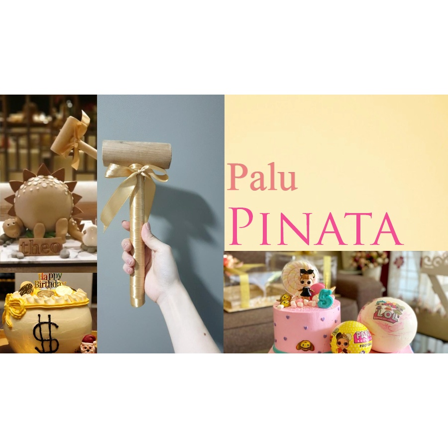 Palu Pinata palu kayu palu karet palu ulang tahun pinata pukul pemukul Cake