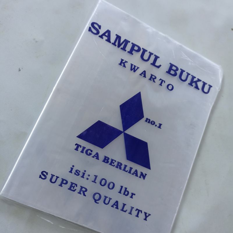 

PLASTIK SAMPUL BUKU UKURAN BIASA / SIDU (ISI 100 LEMBAR)