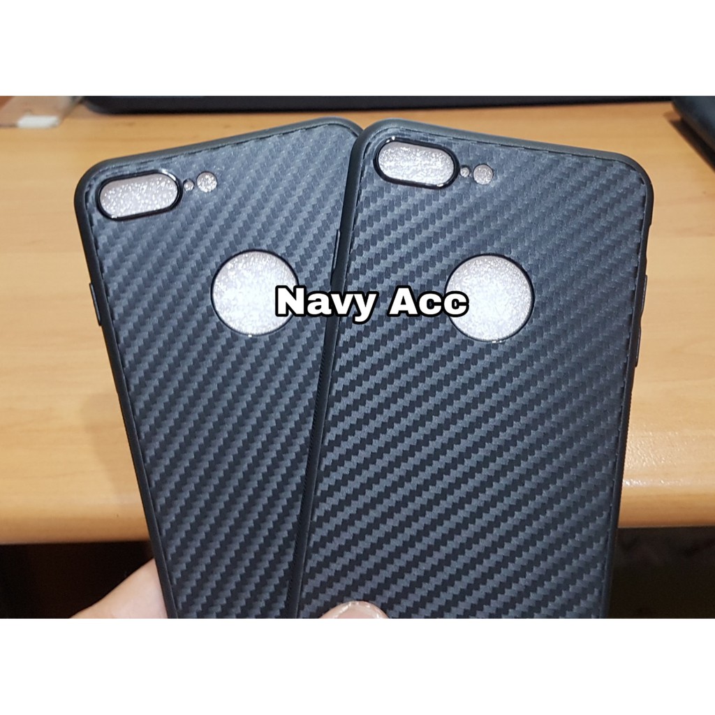 Softcase Carbon Iphone 5 - 6 - 6 Plus - Iphone 7 - 7 Plus - Iphone X - Case Iphone Carbon Fiber Slim