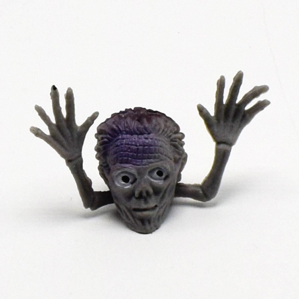 Needway   Novelty Gag Toys Mini Untuk Kid Ghost Head Zombie Bercerita Wayang Jari Wayang Mainan