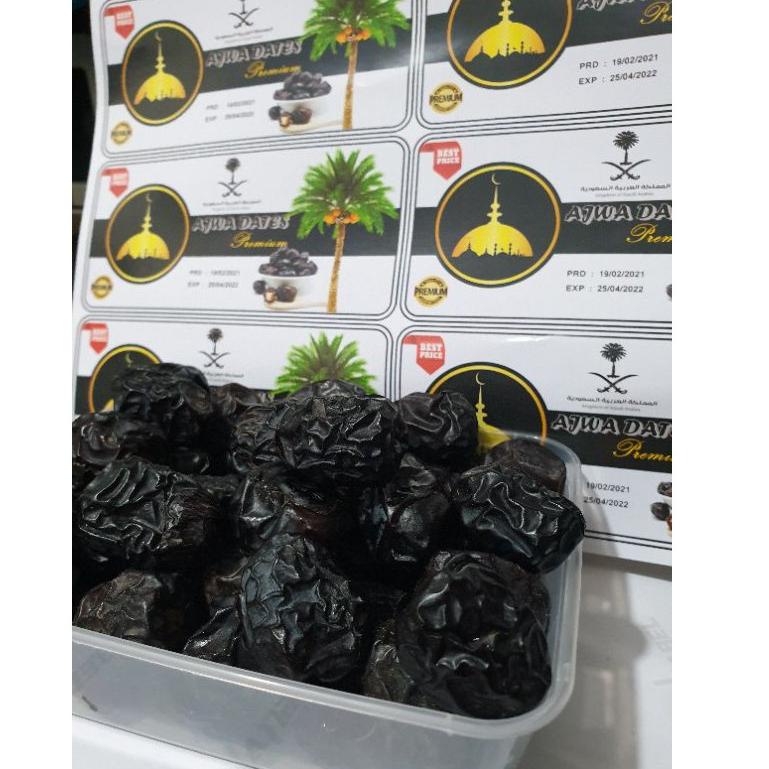 

Best Seller.. KURMA AJWA MADINAH/KURMA NABI ASLI ARAB 500gr(exp2023) R8J