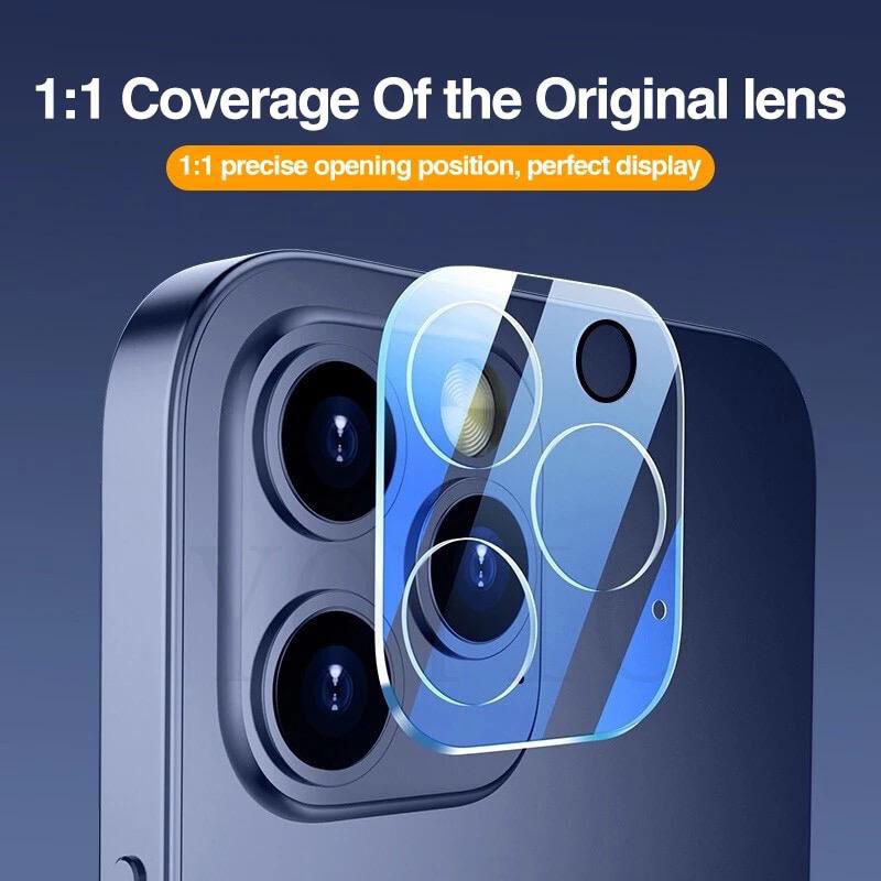 [PELINDUNG KAMERA] IPHONE 11 12 13 14 15 16 PRO MAX 14+ 15+ 16+ PLUS MINI Tempered Glass Kamera 3D CLEAR HD Pelindung Lensa Anti Gores Camera Belakang