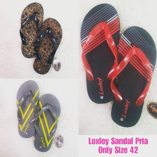 Obral Sendal Jepit Pria / Sandal Cowok Murah merk Loxley