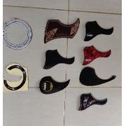 stiker pick guard dan rosette gitar
