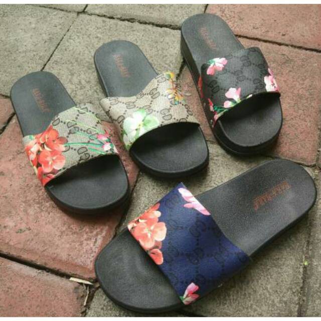 1932shug sandal wanita luofu sendal wanita karet jelly import sandal gucci --YY--